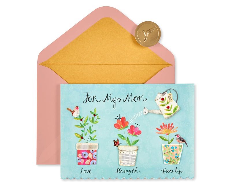 Papyrus Mothers Day Card For Mom (Helped Me Grow) - Image 1